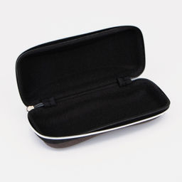 Футляр для очков молнии, 17 7 5 см, цвет коричневый - Simaland фото 3