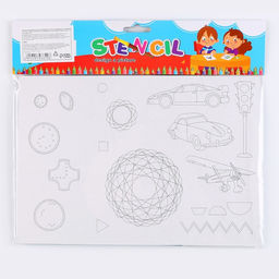 Трафарет-спирограф Транспортс раскраской - Simaland фото 6