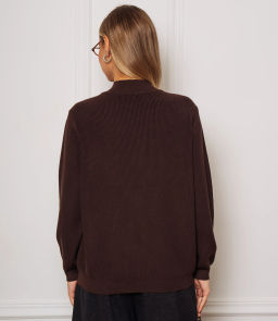 Джемпер #КТ24062, шоколадный