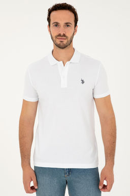 Футболка U.S. Polo Assn белая хлопок  фото 3