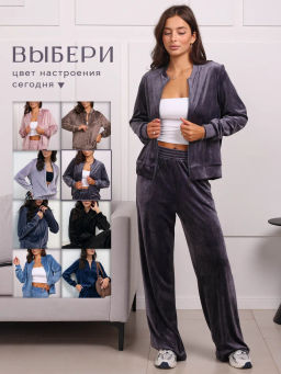 Костюм женский Кэт-5 Графит (мрамор) - Modamica фото 21