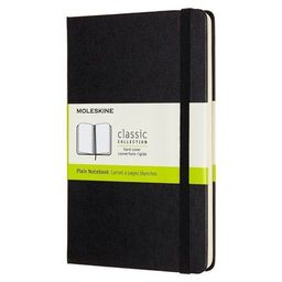 Блокнот Moleskine Classic Medium, 240 стр., черный, нелинованный