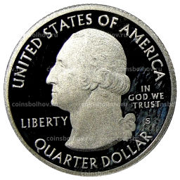 1/4 доллара (25 центов) 2012 года S США Национальные парки № 15 Денали