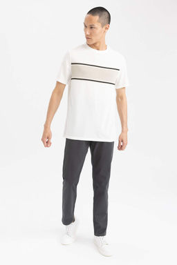 Новые габардиновые брюки прямого кроя стандартного кроя - Defacto фото 2