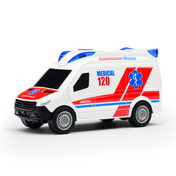 Машина "Скорая помощь" 1:20 (свет, звук) в коробке