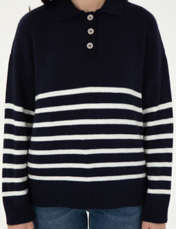 Lacivert Comfort Fit Kazak - Pierre cardin фото 6