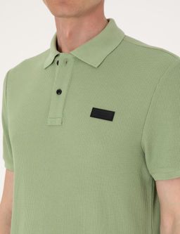 _a_la Ye_ili Slim Fit _rme Dokulu Polo Yaka Ti__rt - Pierre cardin фото 7