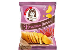 Хрустящий картофель, чипсы со вкусом Камчатский краб, 160 г