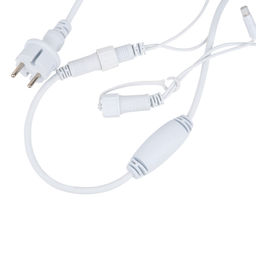 ULD-S1000-120/SWK WHITE IP67 Гирлянда светодиодная со статическим свечением, 10м. Соединяемая.120 светодиодов. Белый свет. Провод белый. ТМ Uniel - Volpe фото 7