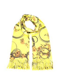 PLATKI палантин 2361086-желтый 50%вискоза-50%полиэстер