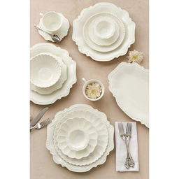 Тарелка фарфоровая пирожковая Magistro Ромашка, d=18,5 см, цвет белый  фото 11