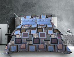 Наволочка 80*80 см, бязь Комфорт (Лабиринт, василек) - Ивановотекстиль фото 4