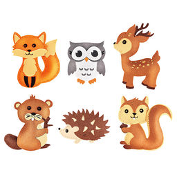 Набор творческая мастерская A2205 "Лесные жители" в коробке