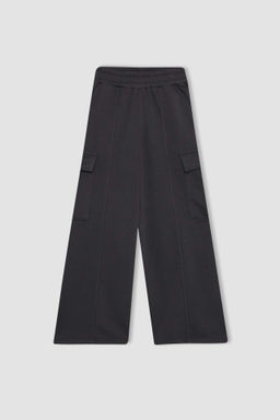 K?z Cocuk Wide Leg Genis Bol Paca Kargo Esofman Alt? - Defacto фото 2