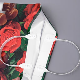 Цена за 10 шт. Пакет «Десерт», полиэтиленовый с пластиковой ручкой, 80 мкм 37×34 см