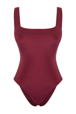 TRENDYOLMILLA Siyah Kare Yaka Regular Mayo TBESS25MA00000  фото 9