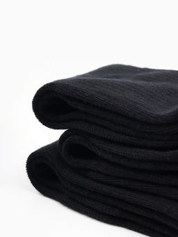 Носки мужские спортивные хлопковые, набор 3 пары Resport, размер 42-45, чёрные