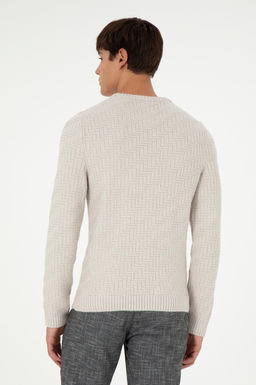 Erkek Slim Fit Bisiklet Yaka Ta_ Kazak - U.s. polo assn фото 5