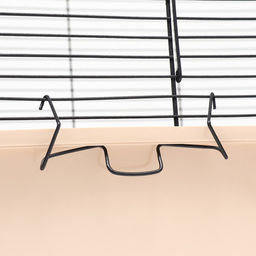 Клетка для шиншилл Пижон №11, складная, 80 х 50 х 46см, бежевая  фото 5