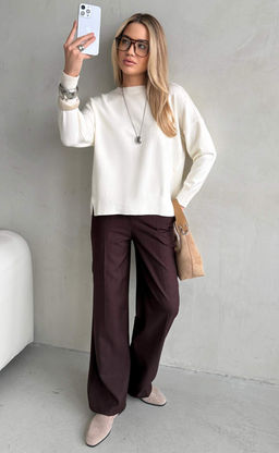 Джемпер F522-15120 milk - Fine joyce фото 10