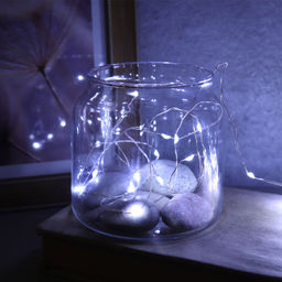 Гирлянда светодиодная нить 10 м 100 LED 8 режимов / GN20 /уп 100/холодный белый - Галеонтрейд фото 2