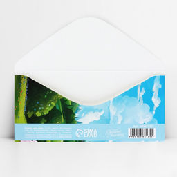 Цена за 10 шт. Конверт для денег «С Днём рождения!», 16.5×8 см