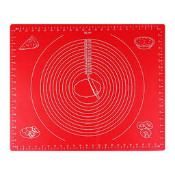 Коврик кулинарный силиконовый с разметкой 50х40 см