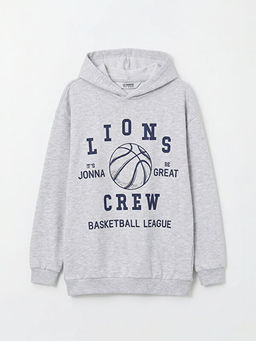 Erkek ?ocuk Kap??onlu Bask?l? E?ofman Tak?m?