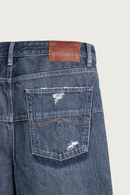 JEANS FLARE FIT COSTURAS / Azul - Zara фото 10