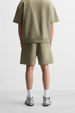 INTERLOCK TEXTURED BERMUDA SHORTS - Zara фото 30
