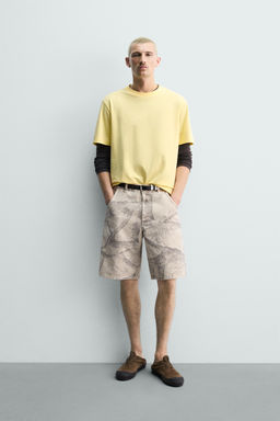 BERMUDA BAGGY FIT ESTAMPADO ?RBOLES / Estampado