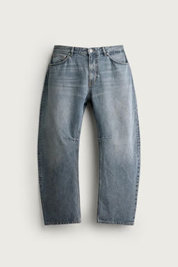 JEANS STRAIGHT BARREL FIT / Azul - Zara фото 6
