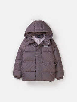 Куртка демисезонная дутая Темный шоколад 7+