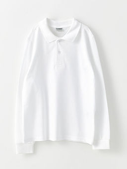 Polo Yaka Basic Uzun Kollu Erkek ?ocuk Ti??rt