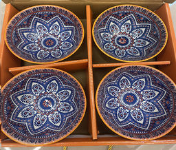 Салатник 4 штуки 11,5х6 см / WY-11 /уп 24/ цветная коробка