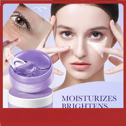 SADOER Патчи гелевые для век GRAPE SEED подтягивающие, от морщин , увлажнение, питание, лифтинг