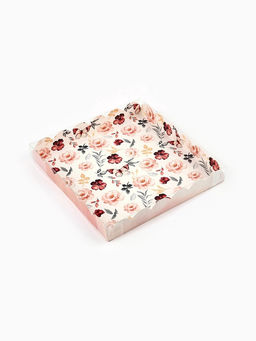 Цена за 5 шт. Коробка для печенья, кондитерская упаковка с пластиковой крышкой, Только для тебя, 21?21?3 см