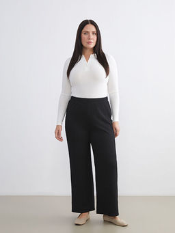 Beli Lastikli Dokulu Kad?n Pantolon