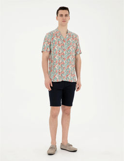 Pembe Comfort Fit K_sa Kollu G_mlek - Pierre cardin фото 4