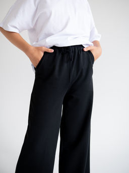Брюки для девочки, черный - Lesi kids фото 8