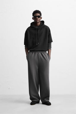 TECHNICAL WIDE-LEG JOGGER TROUSERS