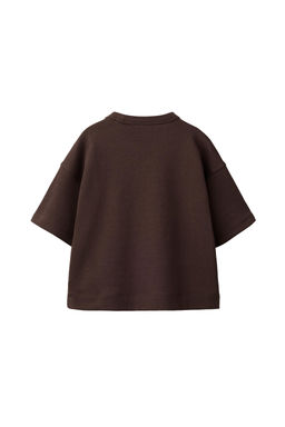 CAMISETA B?SICA INTERLOCK / Marr?n - Zara фото 7
