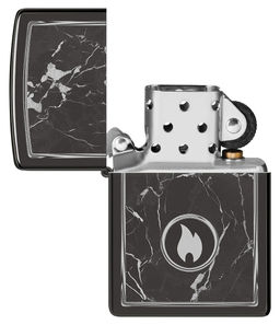 Зажигалка ZIPPO Пламя на мраморе | Marble Flame 46571  фото 4