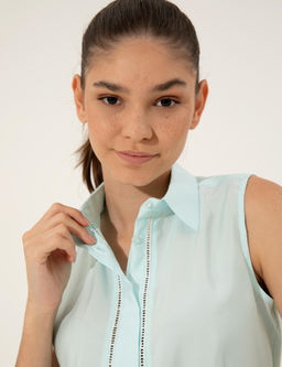 Mavi Regular Fit Kolsuz Bluz