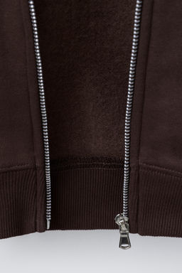 BASIC ZIP-UP HOODIE - Zara фото 4