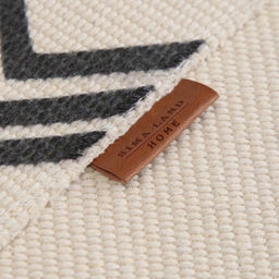 Коврик SL Home Cotton, 60180 см, чёрный, молочный, хлопок 50% - Sima-land home фото 8