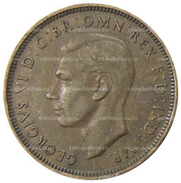 1/2 пенни 1938 года Австралия
