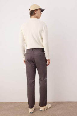 Gri Erkek Gabardin Dokulu Kumas Pantolon TMNAW26PL00026