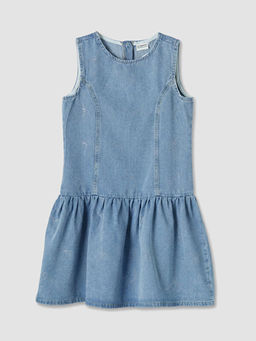 Ta?l? K?z ?ocuk Jean Elbise