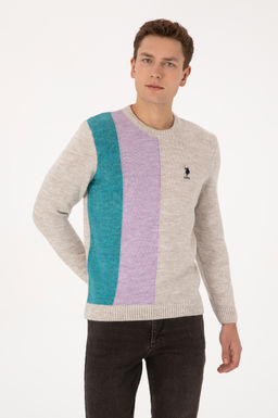 Erkek Regular Fit Bisiklet Yaka Ta_ Kazak - U.s. polo assn фото 3